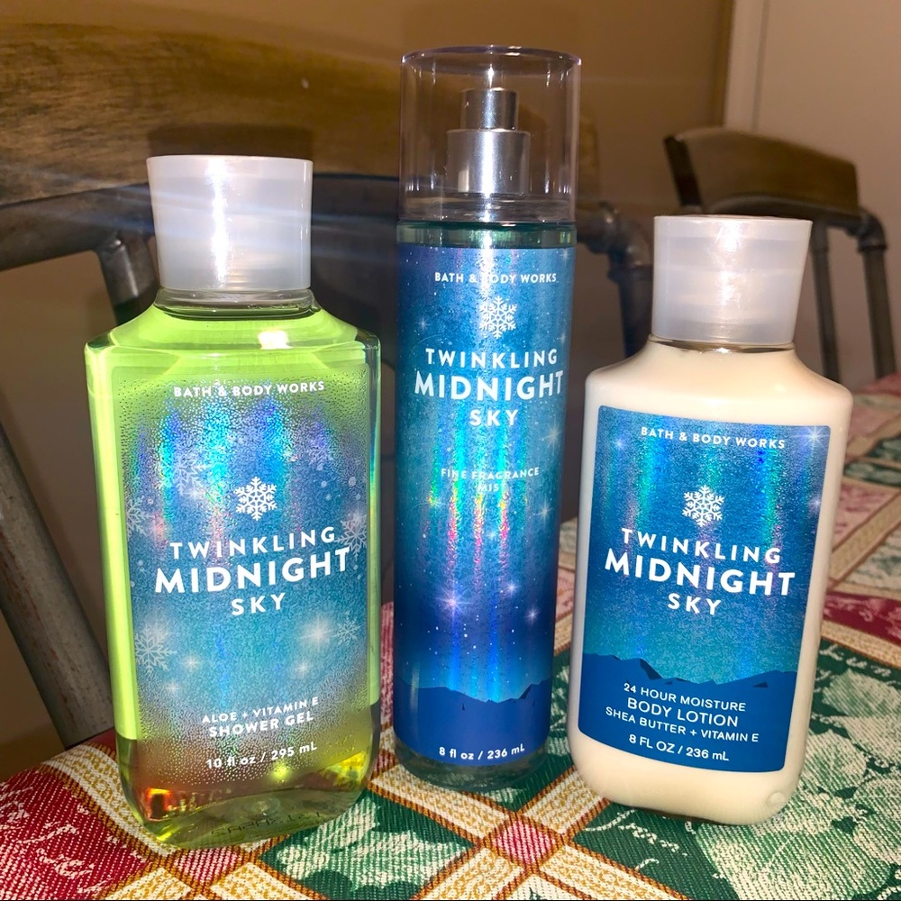 Bath & Body Works Twinkling Midnight Sky Set